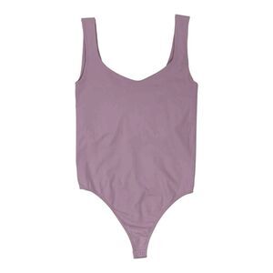 Free People Bodysuit Thong Lilac Purple Buttery Soft Stretch US M/L NWOT